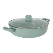 PANELA INDUÇÃO WOK COM TAMPA 28 CM CHEF - SÁLVIA/INCOLOR - Foto 3