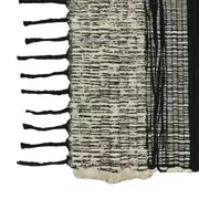 TAPETE 60 CM X 1,80 CM UMOJA - PRETO/NATURAL - Foto 2