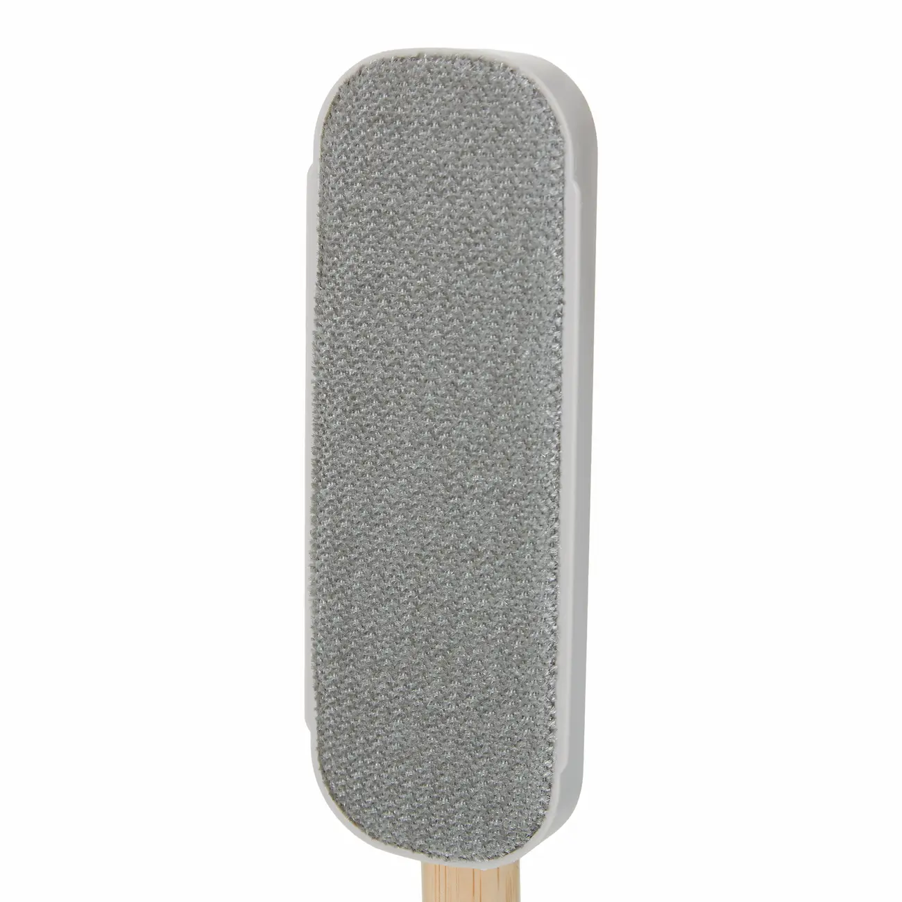 ESCOVA TIRA PELO COM SUPORTE BAMBUMIX - BAMBU/BEGE - Foto 12