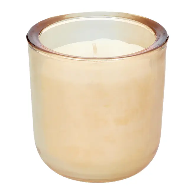 VELA POTE 9 CM SHIMMER - DOURADO/CREAM - Foto 2