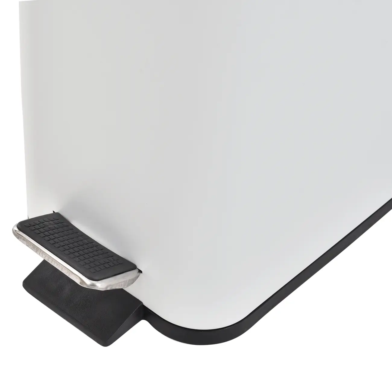LIXEIRA COM PEDAL 5 L DURBAN - BRANCO/BRANCO - Foto 7