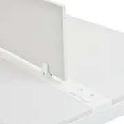 EST TRAB QUÁDRUPLA C/ DIVISÓRIA METRIC - BRANCO/GRANILITE - Foto 9