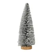 ADORNO ÁRVORE 25 CM VILAREJO NOEL - CIPESTRE/BRANCO - Foto 1