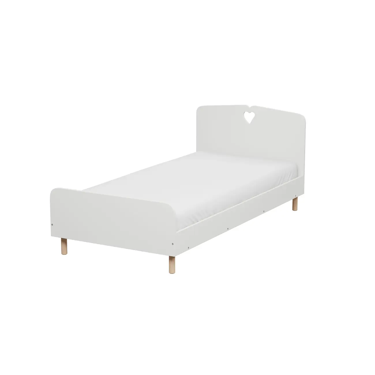 MY LITTLE LOVE CAMA SOLTEIRO 88 CM - BRANCO/NATURAL WASHED - Foto 12