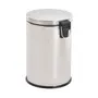 LIXEIRA COM PEDAL 20 L MALDEN - INOX/PRETO - Foto 4