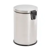 LIXEIRA COM PEDAL 20 L MALDEN - INOX/PRETO - Foto 4