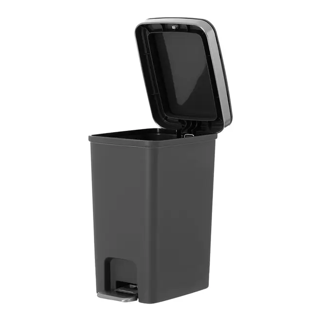LIXEIRA COM PEDAL 15 L DAY USE - KONKRET/INOX - Foto 4