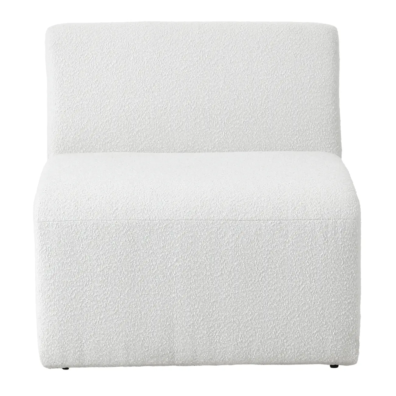 SOFÁ 3 LUGARES ESTENDIDO ESQUERDO ÔNDULO - BOUCLÉ BRANCO - Foto 5
