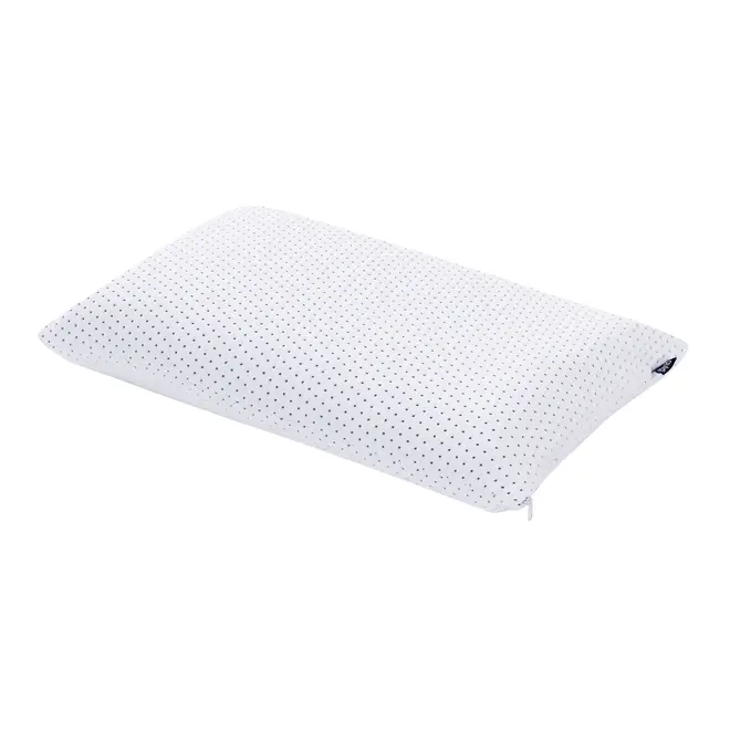 TRAVESSEIRO VISCOELÁSTICO 40 CM X 60 CM X 13 CM GULDI - BRANCO/AZUL CLARO - Foto 3
