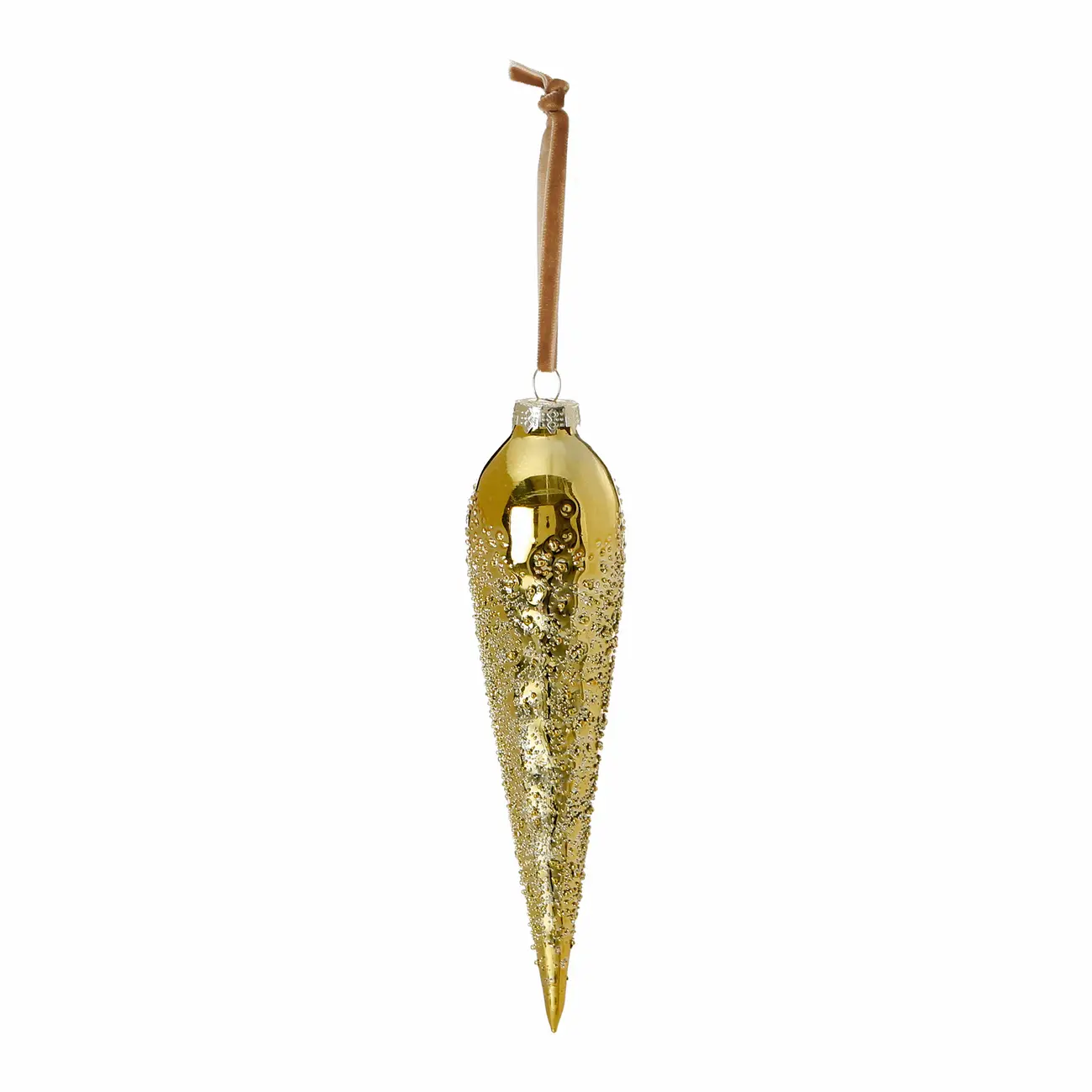 PINGENTE GOTA 18 CM CONJUNTO COM 2 PEÇAS FINE FESTIVITY - OURO - Foto 1