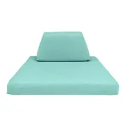 CONJUNTO DE ALMOFADAS PARA ESTRUTURA DE SOFÁ 1 LUGAR ABROLHOS - VERDE ÁGUA - Foto 1