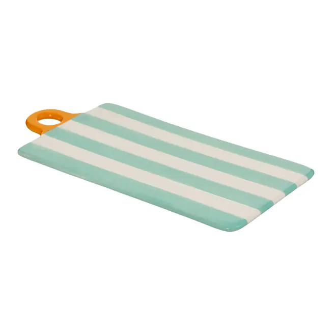 TÁBUA PARA SERVIR 32 CM X 15 CM CIRCUS - BRANCO/SORBET DE MENTA - Foto 6