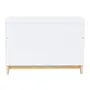 BERÇO 70 CM 2 EM 1 - BERÇO/CAMA INFANTIL SWEET - BRANCO/PINUS NATURAL - Foto 9