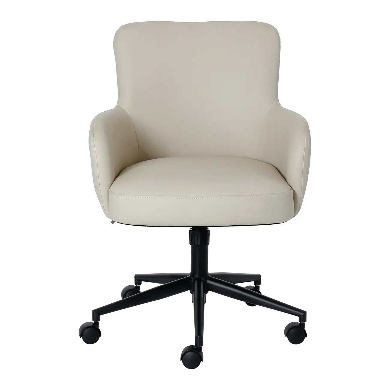 CADEIRA HOME OFFICE KOLDING - PRETO/CAMELO - Foto 2