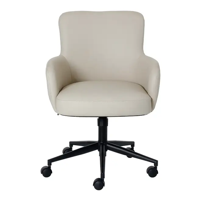 CADEIRA HOME OFFICE KOLDING - PRETO/CAMELO - Foto 2