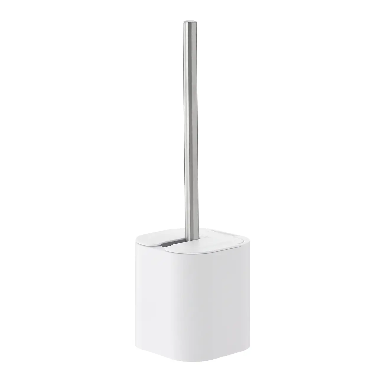 ESCOVA PARA BANHEIRO ZICHY - BRANCO/INOX - Foto 1
