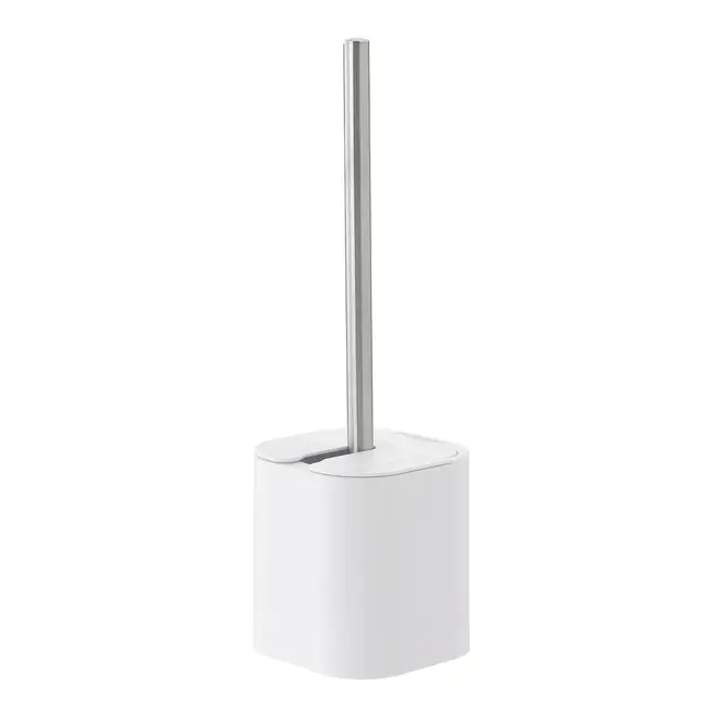 ESCOVA PARA BANHEIRO ZICHY - BRANCO/INOX - Foto 1