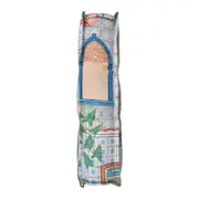 FUTON 40 CM X 40 CM SAUDADE TROPICAL - AZUL HISTÓRICO/MULTICOR - Foto 4