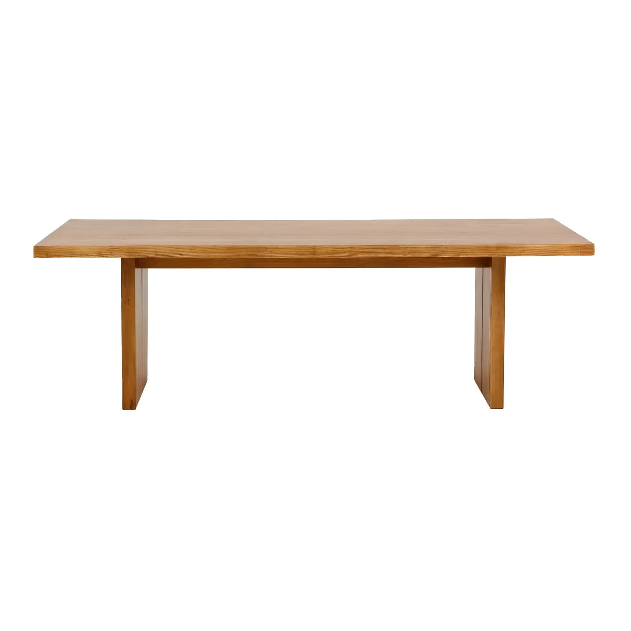 MESA DE JANTAR 2,38 M X 1,10 M PLANK - AMÊNDOA RÚSTICA - Foto 1
