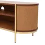 RACK 1,80 M X 43 CM ECLAIR TELA - NOZES/DOURADO - Foto 6