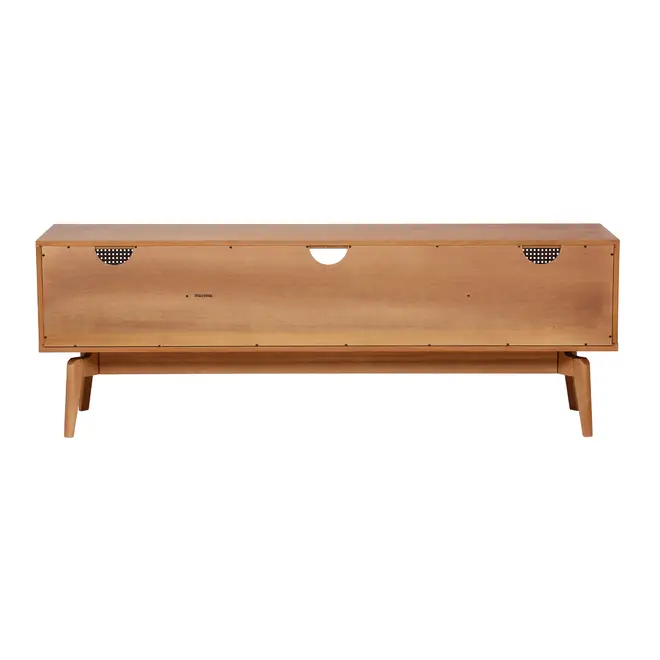 RACK 2 PORTAS DE CORRER 1,80 M X 40 CM COM PALHINHA ARES - TAUARI/FIBRA CLARA - Foto 11