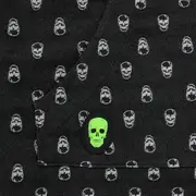 AVENTAL CAVEIRA - PRETO/VERDE FLUOR - Foto 2
