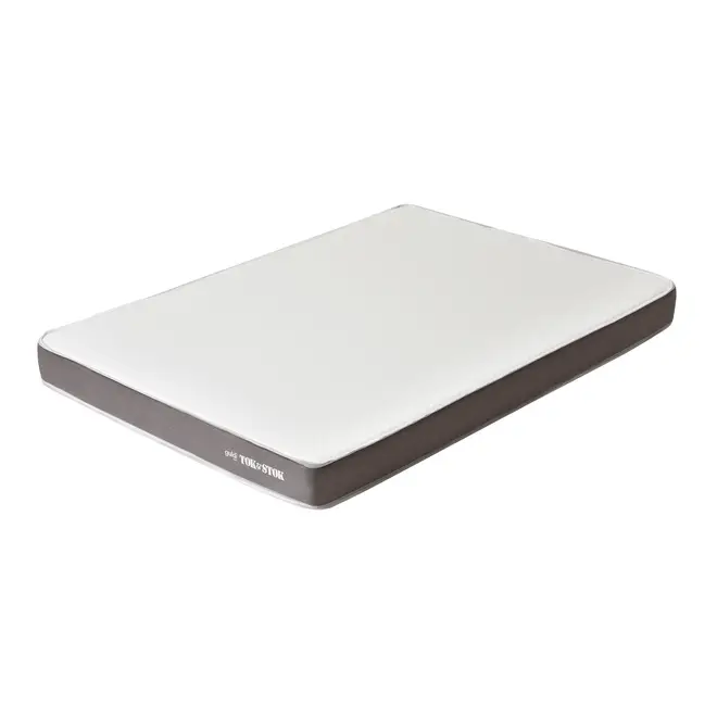 COLCHÃO DE ESPUMA DUO DE CASAL 1,38 M X 1,88 M X 16 CM TATOU GULDI - CINZA/BRANCO - Foto 6