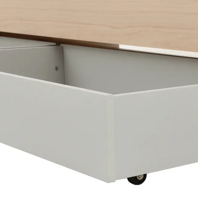CAMA SOLTEIRO 2 GAVETAS 88 CM YOUNG - NATURAL WASHED/FLANDRES - Foto 11