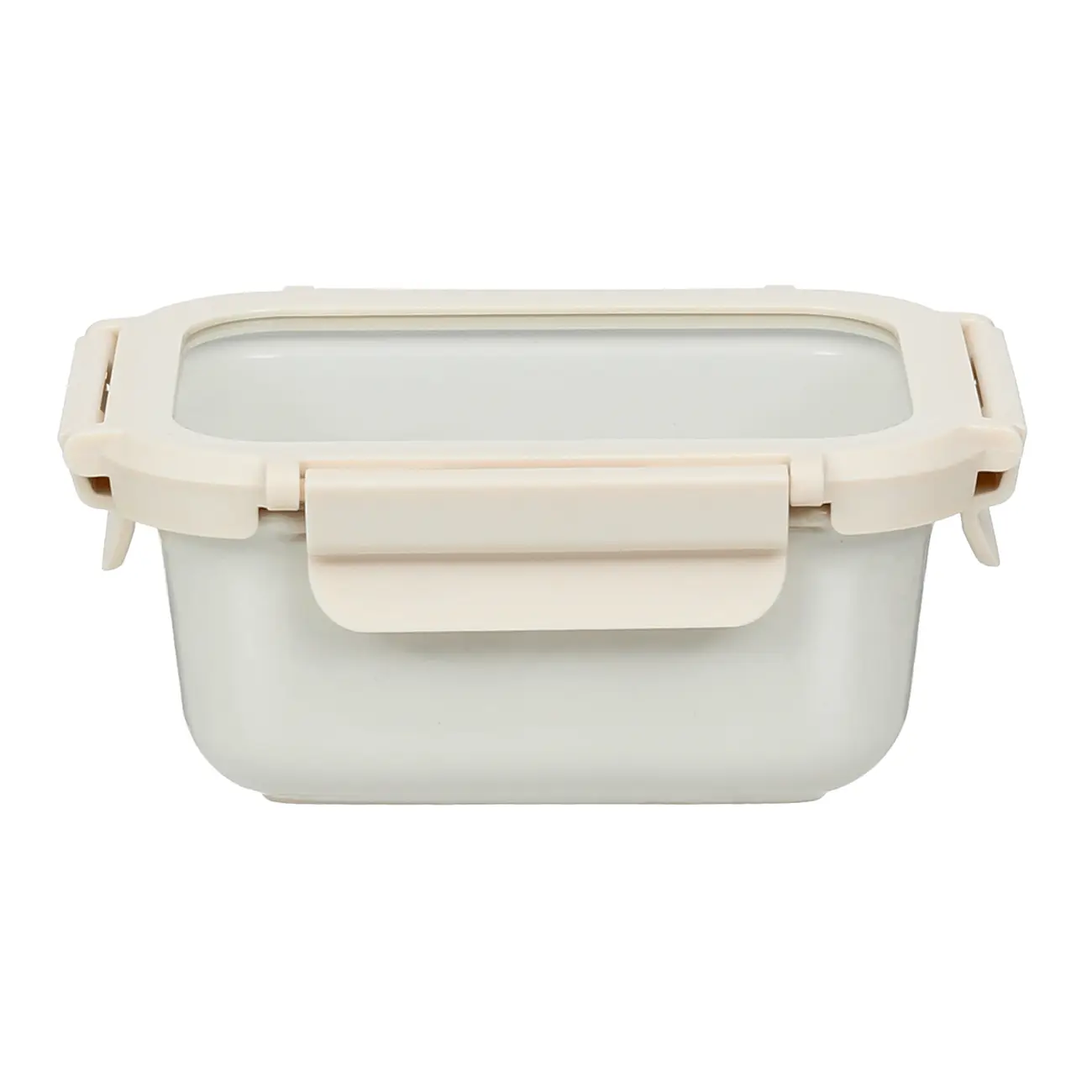 POTE HERMÉTICO 450 ML CERÂMIX - AREIA/INCOLOR - Foto 1
