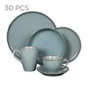 APARELHO DE JANTAR C/30 PEÇAS FINEST - BLEU CENDRÉ - Foto 1