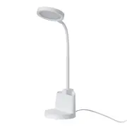 LUMINÁRIA DE MESA LED COM PORTA-CANETAS LE OFFICE - BRANCO - Foto 1