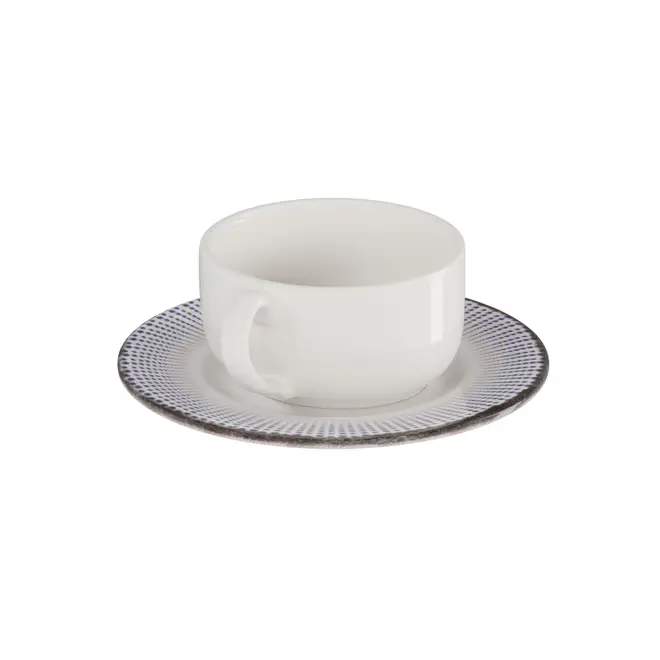 XÍCARA CAFÉ 50 ML SALINA I - BRANCO/AZUL - Foto 22