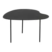 MESA LATERAL 70 CM X 65 CM PINGO - PRETO - Foto 4