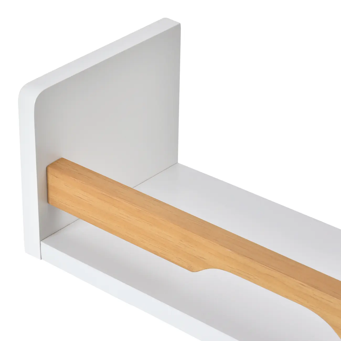 PRATELEIRA 13 CM X 40 CM X 15 CM ALENTO - BRANCO/AMÊNDOA - Foto 4