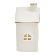 ADORNO CASINHA LED 10 CM NATAL ASTRAL - CREAM - Foto 4