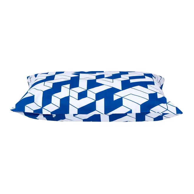FRONHA 50 CM X 70 CM MAZE - AZUL COBALTO/BRANCO - Foto 2