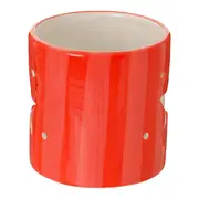 SUPORTE VELA RÉCHAUD ESTRELA 8 CM COLORFUN XMAS - VERMELHO - Foto 4