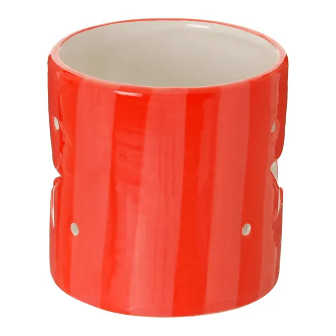 SUPORTE VELA RÉCHAUD ESTRELA 8 CM COLORFUN XMAS - VERMELHO - Foto 4