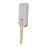 ESCOVA TIRA PELO COM SUPORTE BAMBUMIX - BAMBU/BEGE - Foto 9