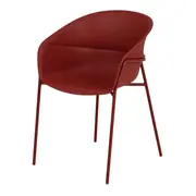 CADEIRA COM BRAÇOS CABAZ - TIJOLO/TIJOLO - Foto 1