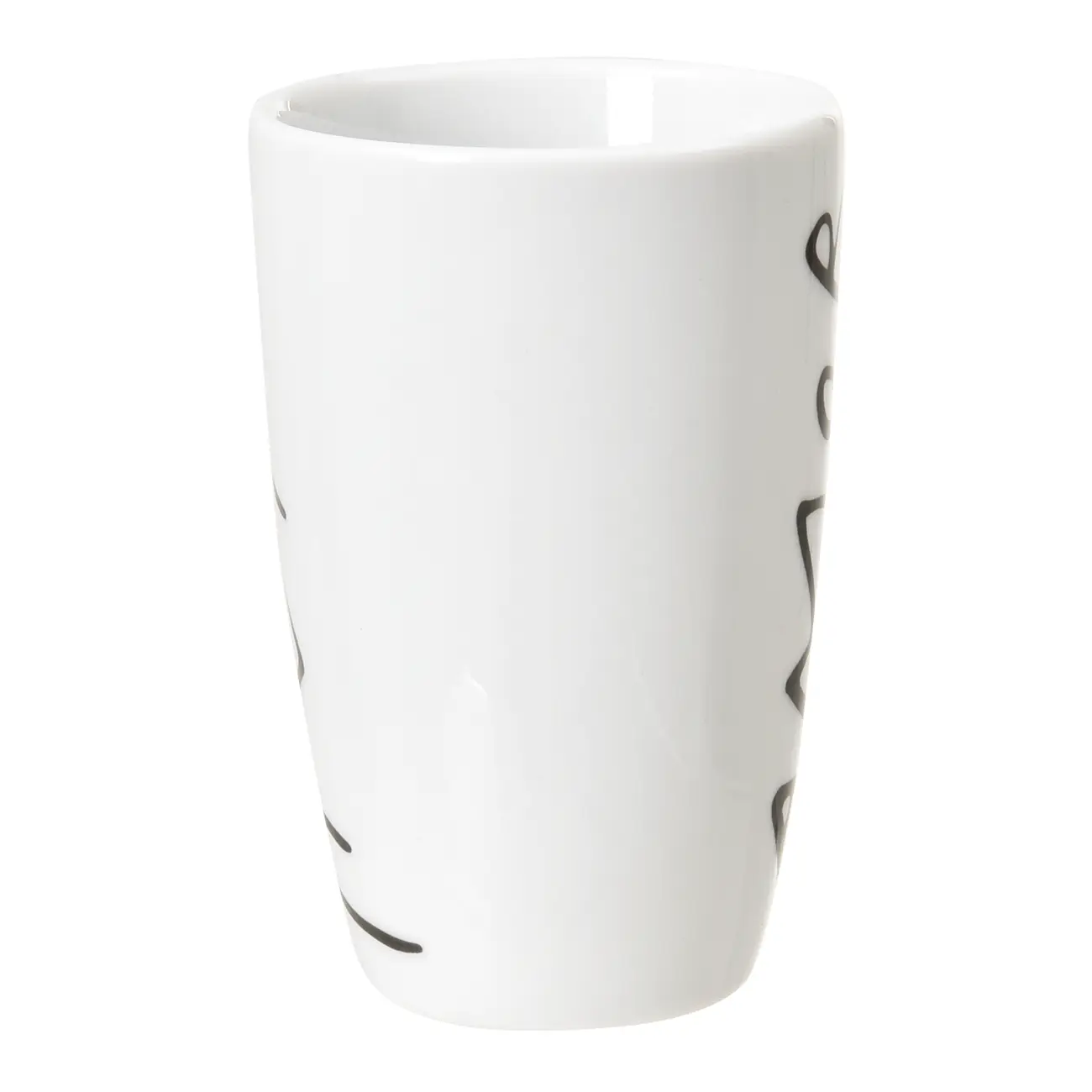 CANECA 400 ML LIVRO EM LOUÇAS AMOR - BRANCO/PRETO - Foto 4