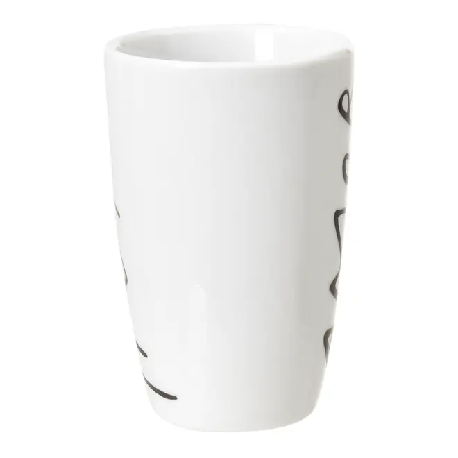 CANECA 400 ML LIVRO EM LOUÇAS AMOR - BRANCO/PRETO - Foto 4