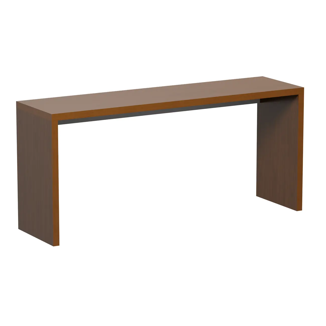 MESA DE ESCRITÓRIO 1,67 M X 45 CM FIND - FREIJÓ/BRANCO - Foto 1