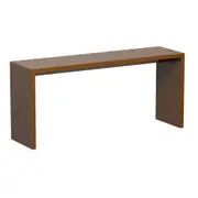 MESA DE ESCRITÓRIO 1,67 M X 45 CM FIND - FREIJÓ/BRANCO - Foto 1