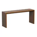 FREIJÓ/BRANCO - MESA 1,67 M X 45 CM FIND