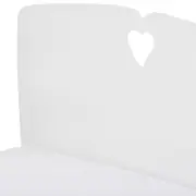 MY LITTLE LOVE CAMA SOLTEIRO 88 CM - BRANCO/NATURAL WASHED - Foto 3
