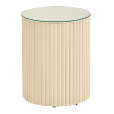 MESA LATERAL REDONDA 40 CM RIBS