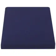 LENÇOL COM ELÁSTICO QUEEN 1,58 M X 1,98 M X 30 CM FOLKSY - AZUL ESCURO - Foto 1