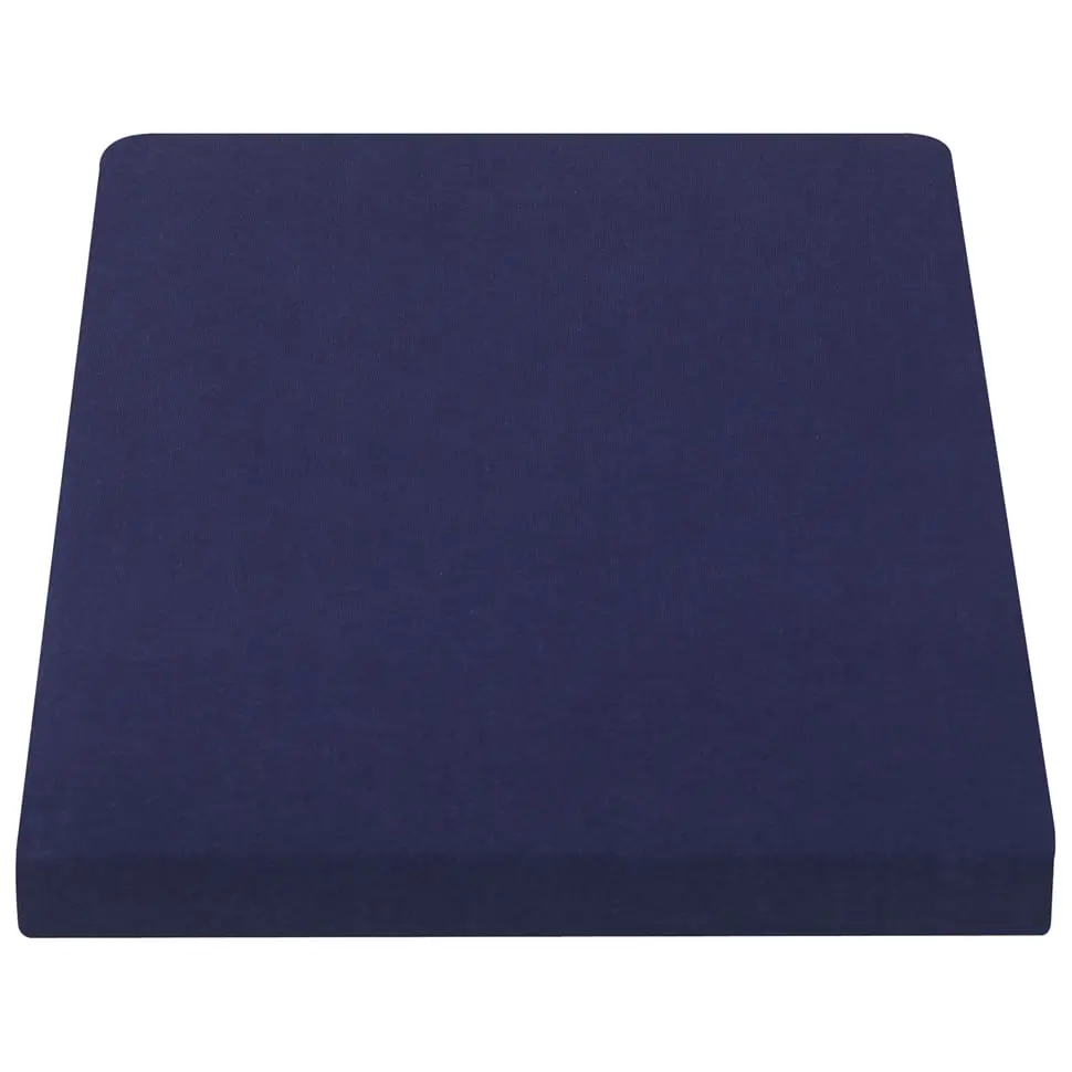 LENÇOL COM ELÁSTICO QUEEN 1,58 M X 1,98 M X 30 CM FOLKSY - AZUL ESCURO - Foto 1