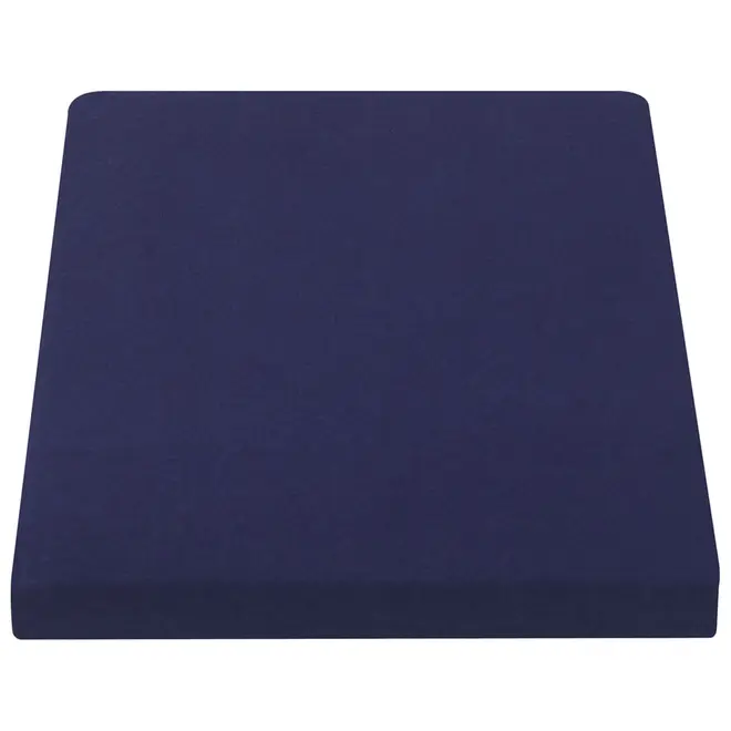 LENÇOL COM ELÁSTICO QUEEN 1,58 M X 1,98 M X 30 CM FOLKSY - AZUL ESCURO - Foto 1
